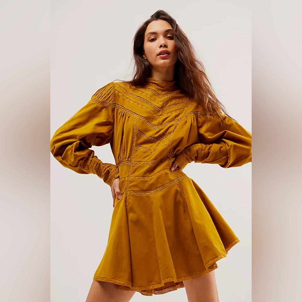 Mes Demoiselles Bella Dress - Ochre (New with tags) - Picture 7 of 8